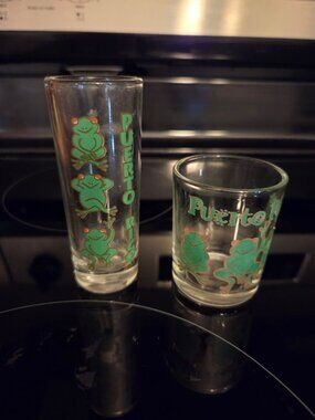 Frog shot glasses Senor Frog's